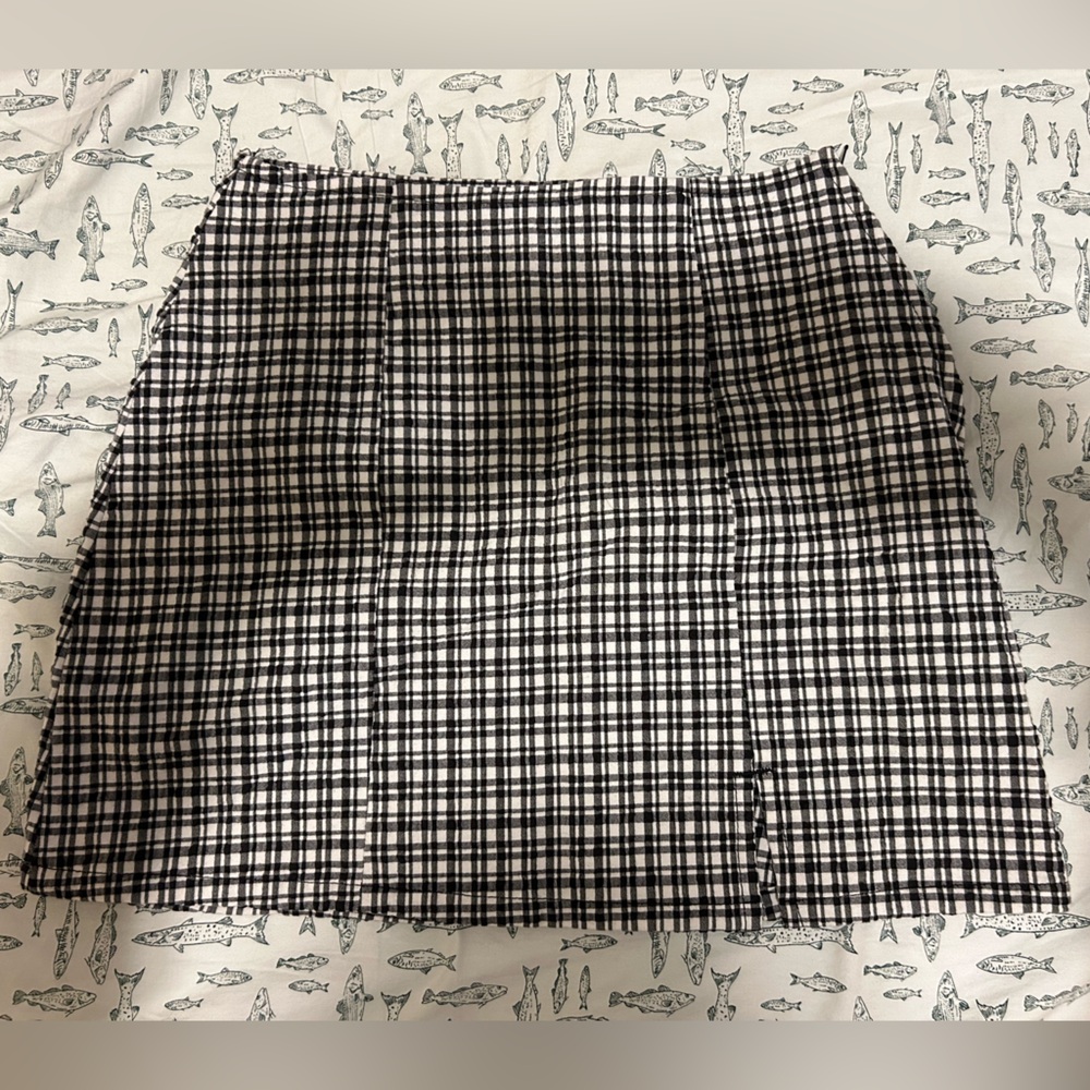 BDG Urban Outfitters Black and White Plaid Fabric
